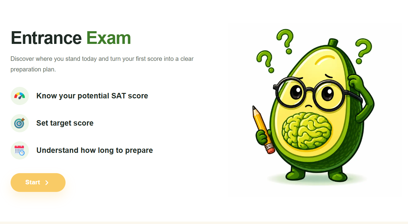 Avocado SAT – Practice Tests & Score Prediction